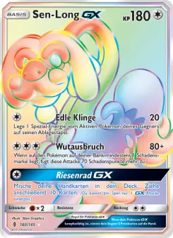 Pokémon-Karte Sen-Long GX 160/145