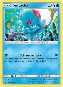 Pokémon-Karte Tentacha 023/145