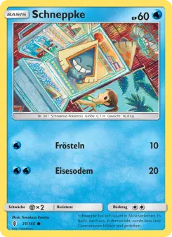 Pokémon-Karte Schneppke 031/145