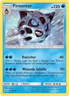 Pokémon-Karte Firnontor 032/145