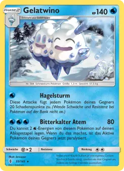 Pokémon-Karte Gelatwino 035/145