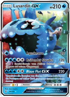 Pokémon-Karte Lusardin GX 038/145