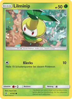 Pokémon-Karte Lilminip 004/145