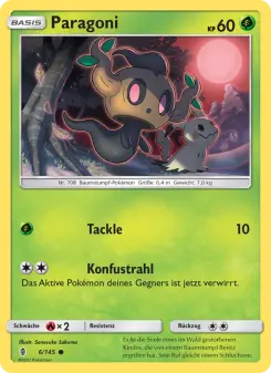 Pokémon-Karte Paragoni 006/145