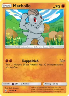 Pokémon-Karte Machollo 062/145