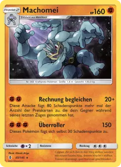 Pokémon-Karte Machomei 065/145