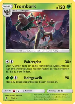 Pokémon-Karte Trombork 007/145