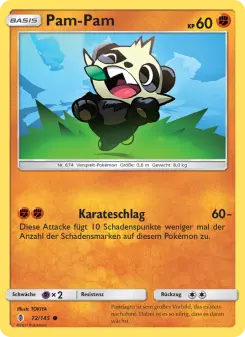 Pokémon-Karte Pam-Pam 072/145