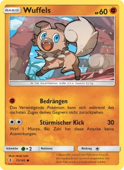 Pokémon-Karte Wuffels 073/145