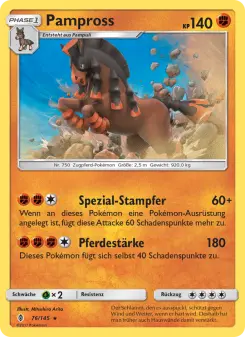 Pokémon-Karte Pampross 076/145