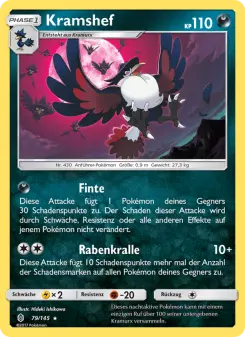 Pokémon-Karte Kramshef 079/145