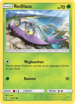 Pokémon-Karte Reißlaus 008/145