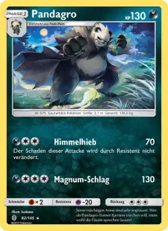 Pokémon-Karte Pandagro 082/145