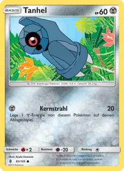 Pokémon-Karte Tanhel 083/145