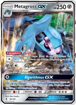 Pokémon-Karte Metagross GX 085/145