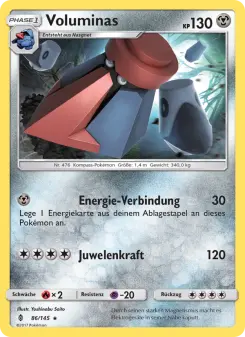 Pokémon-Karte Voluminas 086/145