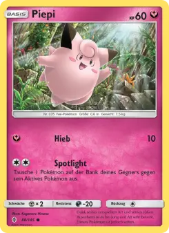 Pokémon-Karte Piepi 088/145