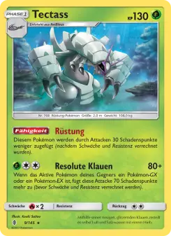 Pokémon-Karte Tectass 009/145