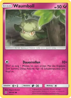 Pokémon-Karte Waumboll 090/145