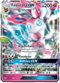 Pokémon-Karte Feelinara GX 092/145