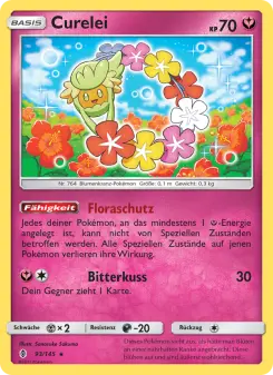 Pokémon-Karte Curelei 093/145