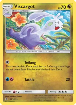 Pokémon-Karte Viscargot 095/145