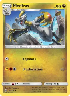 Pokémon-Karte Mediras 099/145