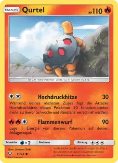 Pokémon-Karte Qurtel 011/073