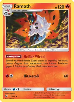 Pokémon-Karte Ramoth 013/073