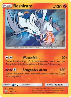 Pokémon-Karte Reshiram 014/073