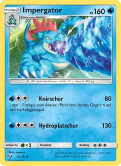 Pokémon-Karte Impergator 020/073