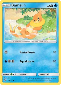 Pokémon-Karte Bamelin 022/073