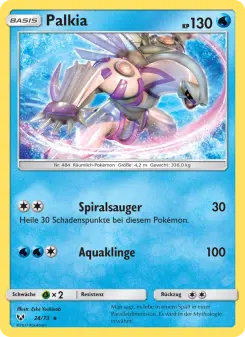 Pokémon-Karte Palkia 024/073