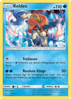 Pokémon-Karte Keldeo 026/073