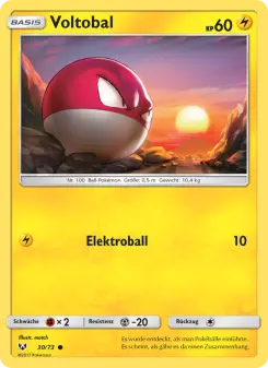 Pokémon-Karte Voltobal 030/073