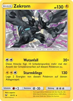 Pokémon-Karte Zekrom 035/073