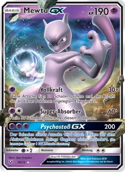 Pokémon-Karte Mewtu GX 039/073