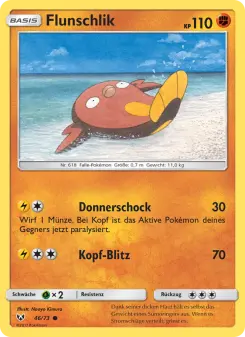 Pokémon-Karte Flunschlik 046/073