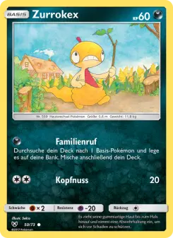 Pokémon-Karte Zurrokex 050/073