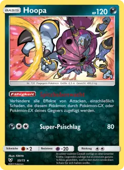 Pokémon-Karte Hoopa 055/073