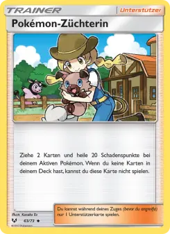 Pokémon-Karte Pokémon-Züchterin 063/073