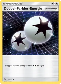Pokémon-Karte Doppel-Farblos-Energie 069/073