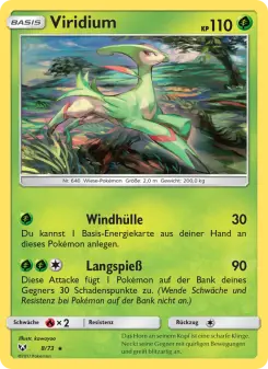 Pokémon-Karte Viridium 008/073