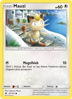 Pokémon-Karte Mauzi 101/147