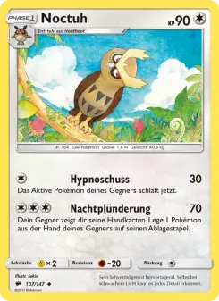 Pokémon-Karte Noctuh 107/147