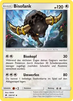 Pokémon-Karte Bisofank 108/147