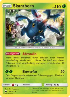 Pokémon-Karte Skaraborn 011/147