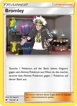 Pokémon-Karte Bromley 115/147