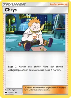 Pokémon-Karte Chrys 123/147