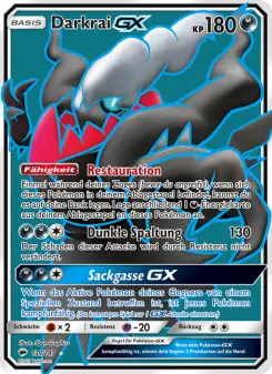 Pokémon-Karte Darkrai GX 139/147
